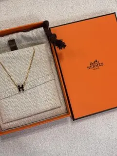美品】エルメス ゴールド ネックレス ポップHミニ ペパーミント 