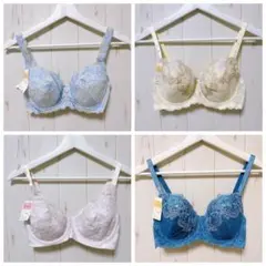 【新品タグ付き】ワコールウィング D75 レシアージュブラジャー 4枚セットのサムネイル