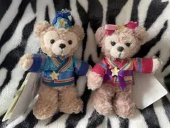 ディズニーシー　ダッフィー　シェリーメイ　ぬいぐるみ　バッジ　ぬいば　七夕