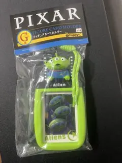 PIXAR 一番くじ　G賞　リトルグリーンメン　フィギュアカードホルダー