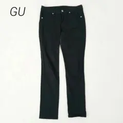 GU　ハイウエストスキニーパンツ　М　黒　ストレッチ　美シルエット　カジュアル