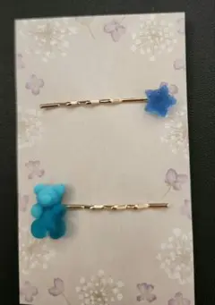 シュガーキャンディ風　ヘアピン