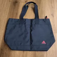 adidas トートバッグ ネイビー 新品未使用 ジッパー付きのサムネイル