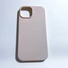 ベージュ シリコン iPhoneケース15