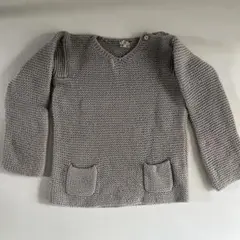 BONTON ローゲージ ガーター編み ニット セーター