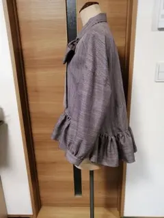 着物リメイクブラウス、L〜LLサイズ