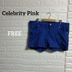 海外古着♡Celebrity Pink【FREE】ショートパンツ 青