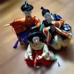雛人形 ひな祭り用 伝統的な布製