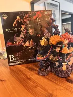 【中古品】一番くじ ワンピース　魂豪示像　B賞　マーシャルDティーチ