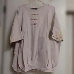 オーバーサイズ ピンク系 カットソー