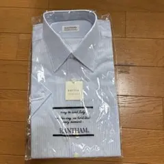 RANTHAM ストライプドレスシャツ サイズ42 半袖　新品