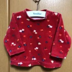 ファミリア フリース 風 トップス 80