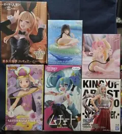 ライザ 金色の闇 ラム 初音ミク 逢坂大河 フィギュア5体セット 未開封