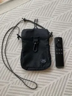 JINS / Snow Peak メッシュショルダーバッグ ブラック