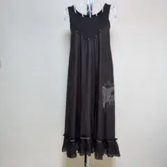 サンドレス　フリル付き(裏地付き)