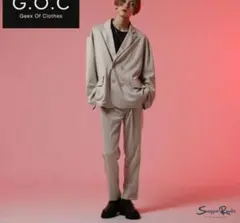 GOC(ジーオーシー) オーバーサイズダブル＆シングルセットアップ ユニセックス