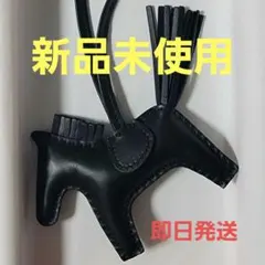 【エルメス】ロデオチャームPMソーブラック