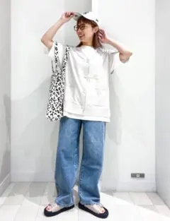 グローバルワーク ＧＯＯＤデニムバギーパンツ