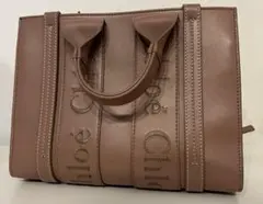 Chloé Woodyスモールトートバッグ レザー クロエ ハンドバッグのサムネイル