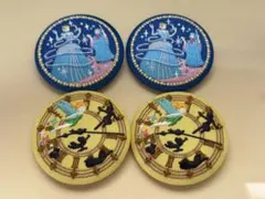 ディズニー刺繍缶バッジ　ピーターパン、シンデレラ