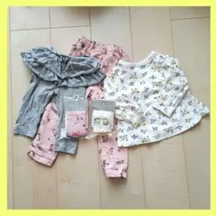 ❤春物❤ ベビー服上下 3点セット 未使用靴下付き アンパンマン柄あり