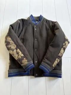 voo ゴブラン織　ウール混　スタジャン　ブルゾン