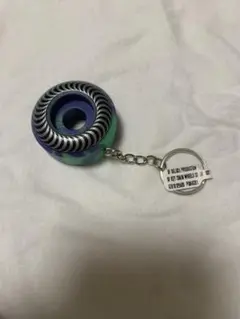 スピットファイアー キーホルダー パープル グリーン マーブル spitfire