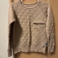 OCEAN & GROUND キルティングトレーナー ベージュ