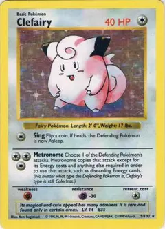 ポケモンカード英語版　Clefairy　ピッピ ★Base Set 2