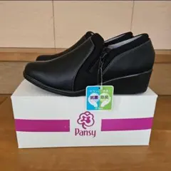 新品 パンジー 4432 ブラック 24.5 フィット 楽チン設計 抗菌防臭