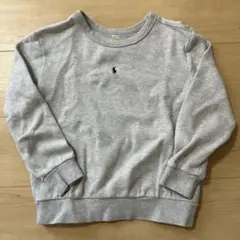 ポロラルフローレン　美品　120 トレーナー　グレー