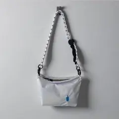 ホワイト ブルーボトル ショルダーバッグ サコッシュ