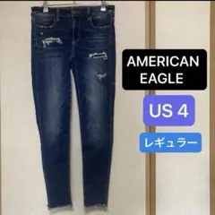 【アメリカンイーグル】ジェギング　ローライズダメージスキーニージーンズのサムネイル