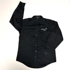 Mサイズ ブラック　ワークシャツ　sonaca 長袖シャツ　アメリカ古着　ワーク