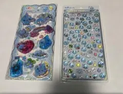 しずくちゃんウォーターシール ボンボンドロップシールミニしずくちゃん 2点セット