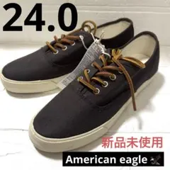 値下げ中❣️American Eagle デッキシューズ 24.0 ブラウンのサムネイル