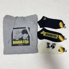 BANANA FISH パーカー ソックス 缶バッジ セット