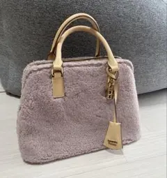 最終　サマンサタバサ レディアゼル バッグ ファー　2way ショルダー