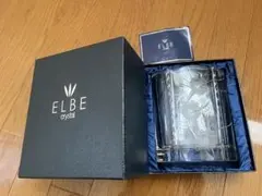 ELBE crystal 花瓶 波形デザイン