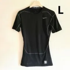 【訳あり】Nike Pro Combat DRI-FIT Tシャツ L ブラック