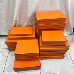 HERMES エルメス オレンジ 空箱 18個セット 正規品 - メルカリ