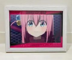 【新品フレーム付き】ぼっちざろっく　後藤ひとり　クリアビジュアルポスター　1枚