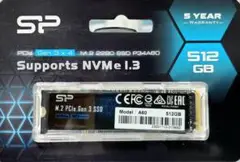 シリコンパワー　SSD M.2 2280 SSD A60 512GB