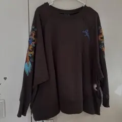 新品MARKEY'S 刺繍入りオーバーサイズスウェット 大人サイズ1 マーキーズ