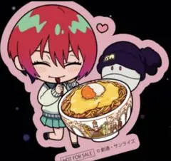 ガンダム　ジークアクス　コラボ　ステッカー　マチュ　すき家