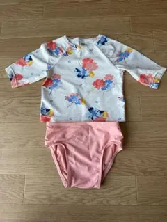 OLD NAVY 花柄ラッシュガード水着セット 18-24M