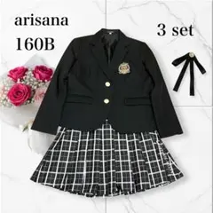 大きめ✨160B体 女の子 卒業式 3点セット キッズフォーマル arisana