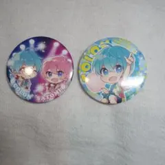 ころん・さとみ 缶バッジ 2個セット