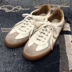 SVEC ジャーマントレーナー ローカット スニーカー 24.5cm レザー