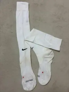 Nike Dri-FIT ホワイト サッカーソックス